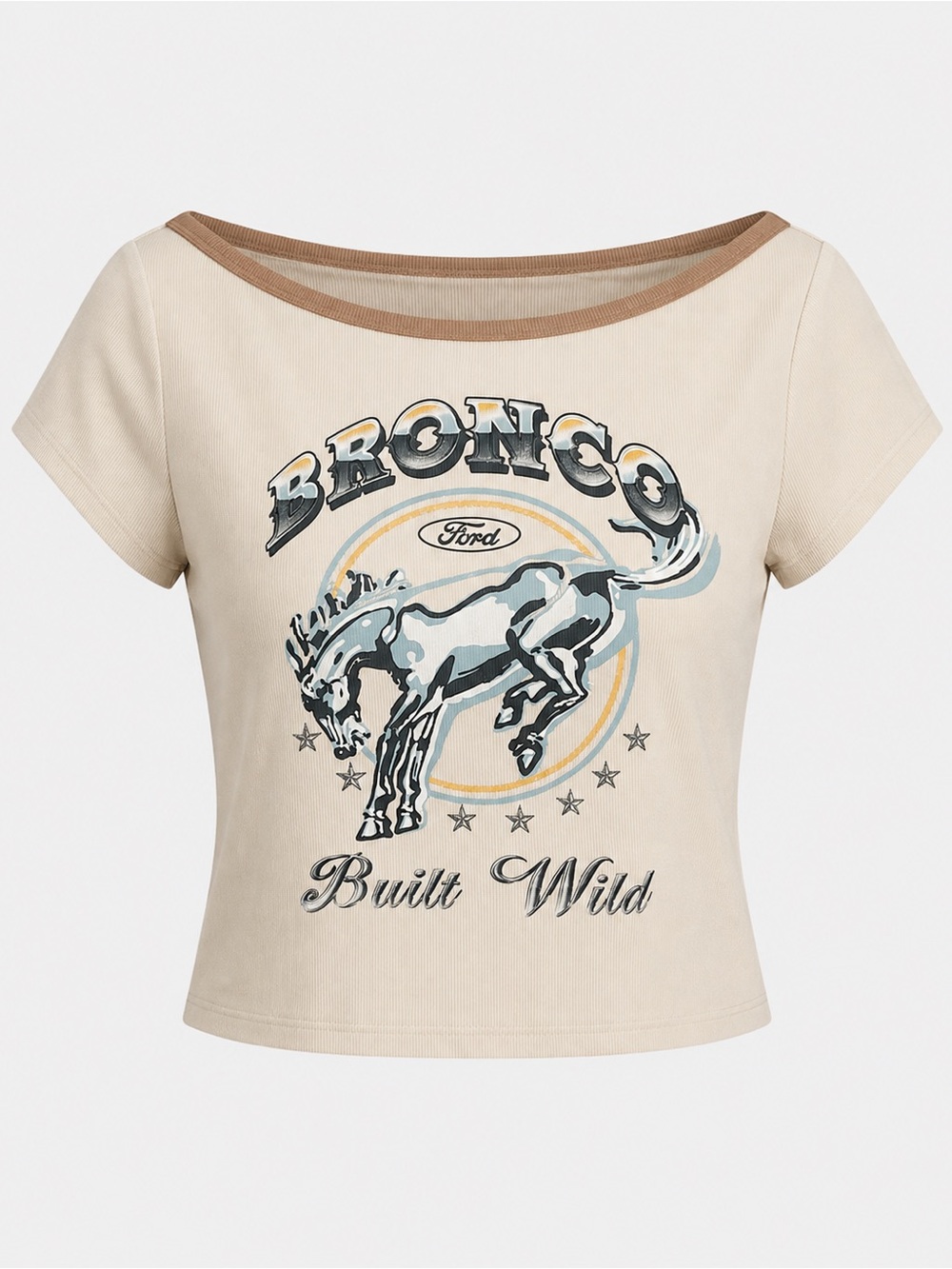 Greyson Thread Ford Bronco Graphic Crop Tee Women’s XL NWT